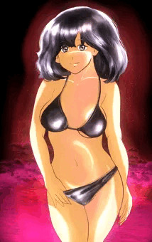 倫子の黒ビキニ