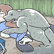 河童のお嫁さんになっちゃう女の子