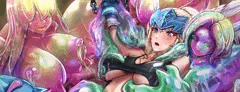 続・白アウラ女騎士3（追加リクエスト・スライム娘編）