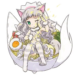 ひやしぶっかけしおにゃ～めん