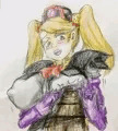 ギャン子の左乳ファック