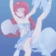 クラゲにイカされるそふぃ