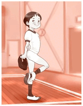 秋脱ぎブルマー。