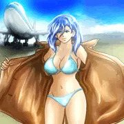 下着姿で迎える冴子②