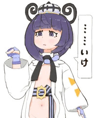 ナニかを指示するムクちゃん