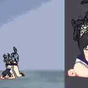 悪夢屋敷・無限牢獄　敵敗北エロシーン基本アニメーション07