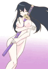 セブンズストーリー　月影剣を抱きかかえるジゼル