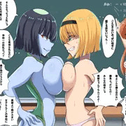美樹 vs 弥々子河童