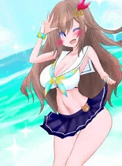 ホロライブサマーファイルNo.01❤ときのそら❤セーラー水着❤