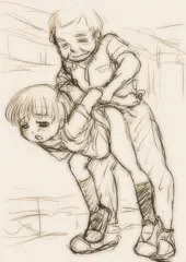 後ろからの、お仕置き