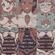 アオイネモボタンのおまんこくぱぁイラスト♡