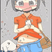 わんわんと女の子