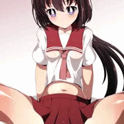 ネリー☆制服M字開脚