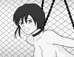拘束。モノクロ