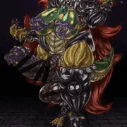 ムキムキ亀桃姫様　エロ差分