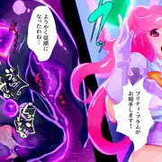 変身ヒロイン即堕ち2コマ