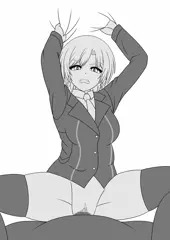 【pixivリクエスト】夕陽リリ 線画