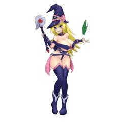 オリジナル魔法使い女の子