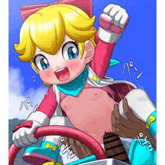 レース中にセックスするベビィピーチ(Commission)