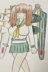 銀翼娘　二式飛行艇
