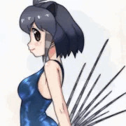 なんかスク水してるのです