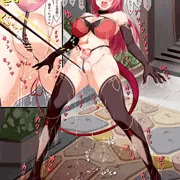 プリコネR　イオ先生　尿道パールショーツ膀胱圧迫リードお散歩