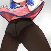 タイツ越し