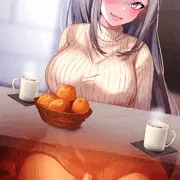 太ももとコタツでぬくぬく