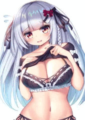 恥ずかしがりながらも見せたい