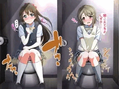 リク絵（洋式トイレでするしずかす）