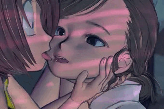 まなの顔ー