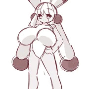 褐色爆乳☆ロリ巨乳ウサギ娘ちゃん
