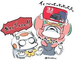 ガンミィさんとカミカミちゃんさんの会話を絵にしたもの