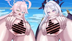 ホシノとヒナちゃんのWくぱぁ