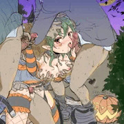 いたずらされてごちそうを