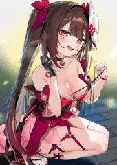 花火と楽しいことする？ね…？芦毛ちゃん♥