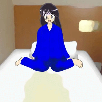 ホテルで