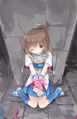 ぷよぷよ地獄に負けてぷよぷよ地獄されちゃうアルルちゃん