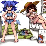 兎と氷精の縞ぱん屋