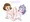 ぷにるんずのゆかちゃんとユニコちゃんのつもり
