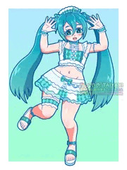 ミクさんサマメコーデ