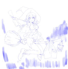ハロウィン用線画