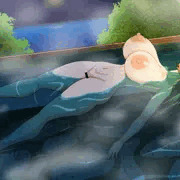 skeb　露天風呂の溺死体