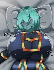 【依頼】寝ているAnasteriaのおっぱいを勝手に使うイラスト