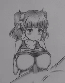 花和ちゃんのおっぱいずーりずり