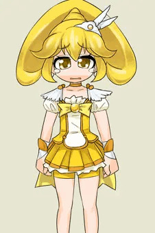 キュアピースマネキン化