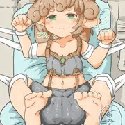鍛冶師ノームの足裏メンテ