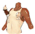 貧乳乳首ちんぽ