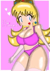 ビキニピーチ姫(ニーソ+長手袋付き)