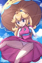 Peach With Perry The Parachute